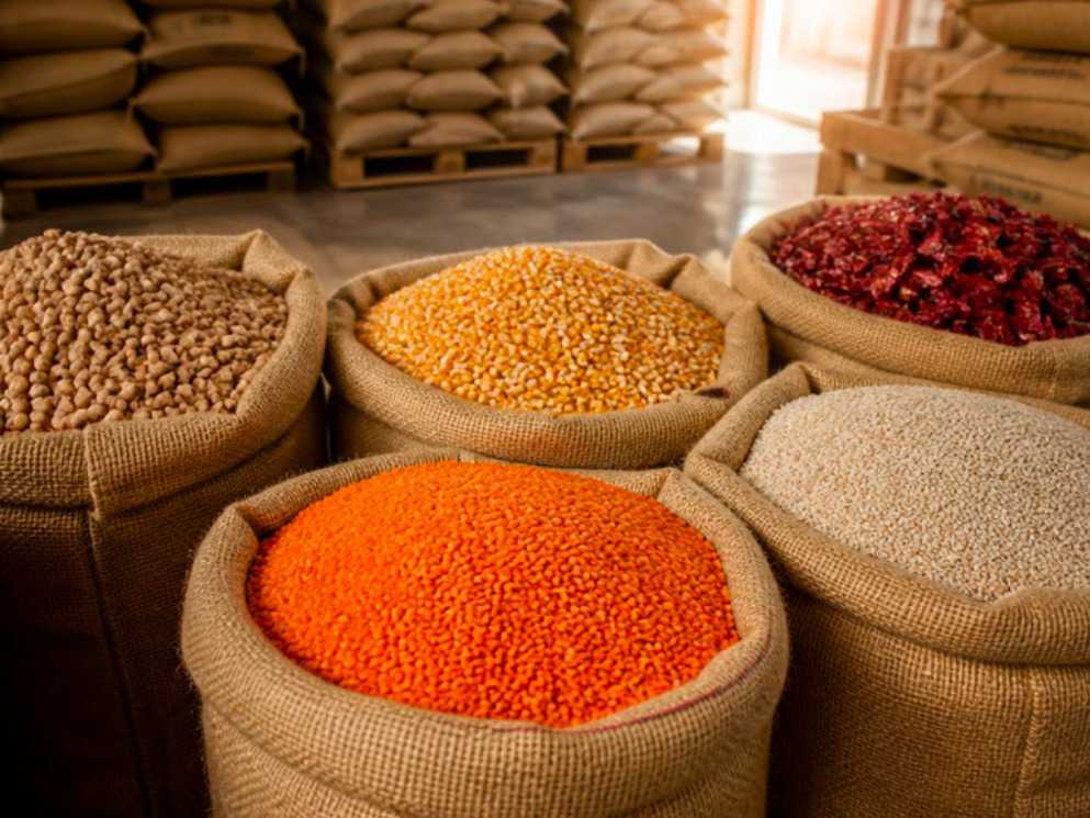 Pulses, lentils and chickpeas